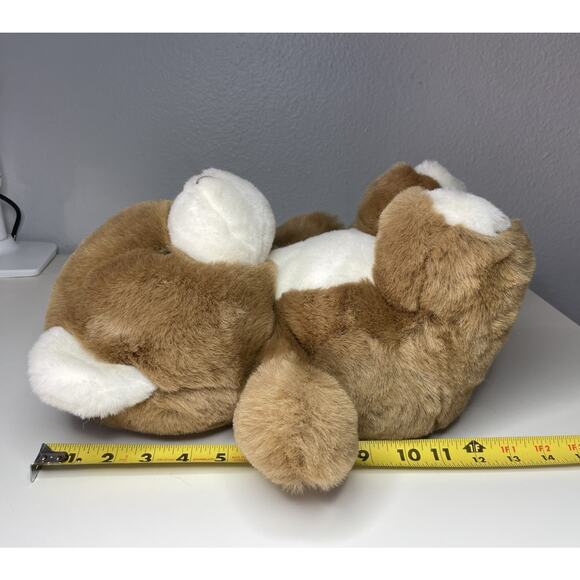 Vintage Yangjee Teddy Bear Plush Brown White 14” Stuffed Animal Yang Jee - Picture 12 of 12